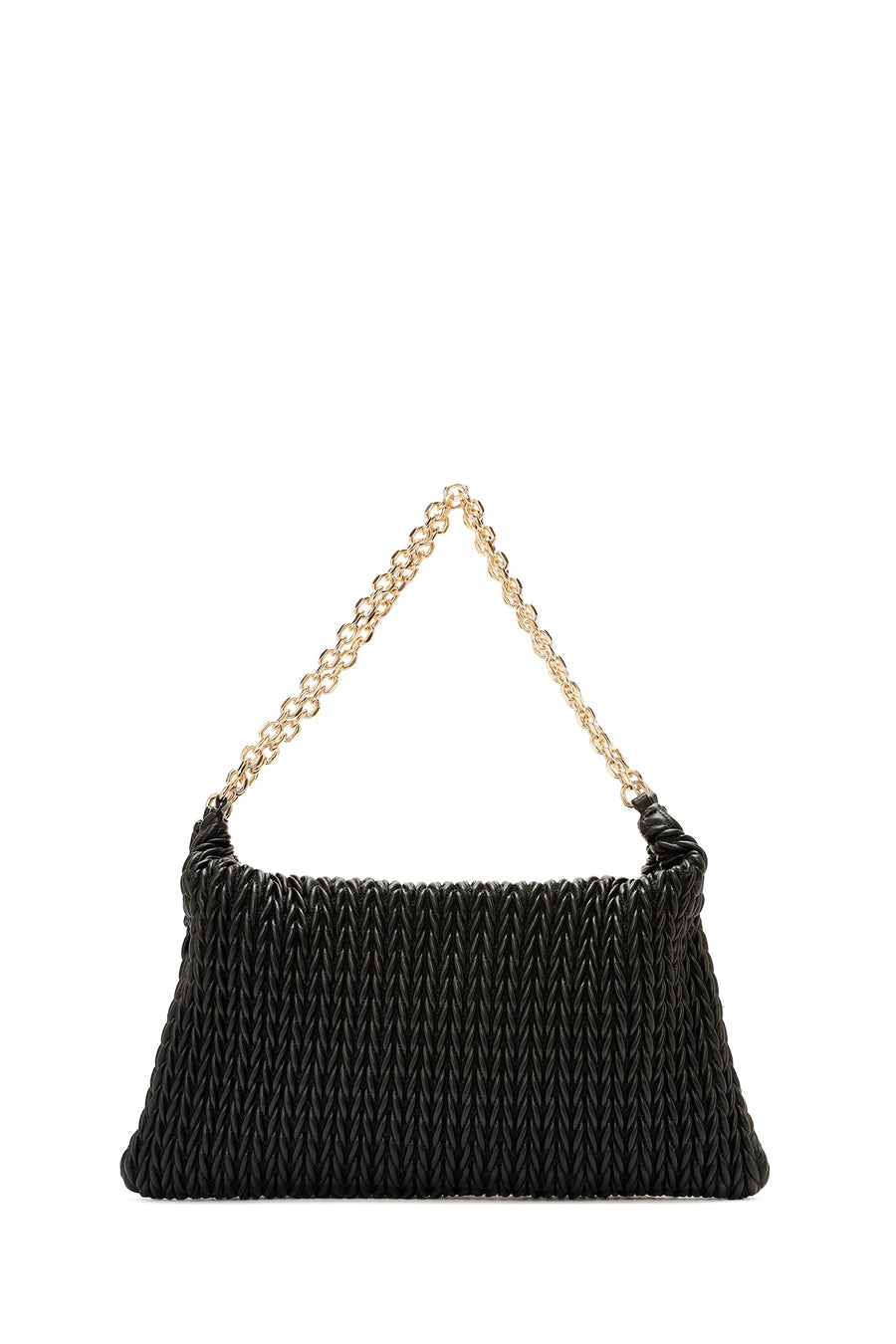 Women's Black Chain Strap Printed Shoulder Bag
