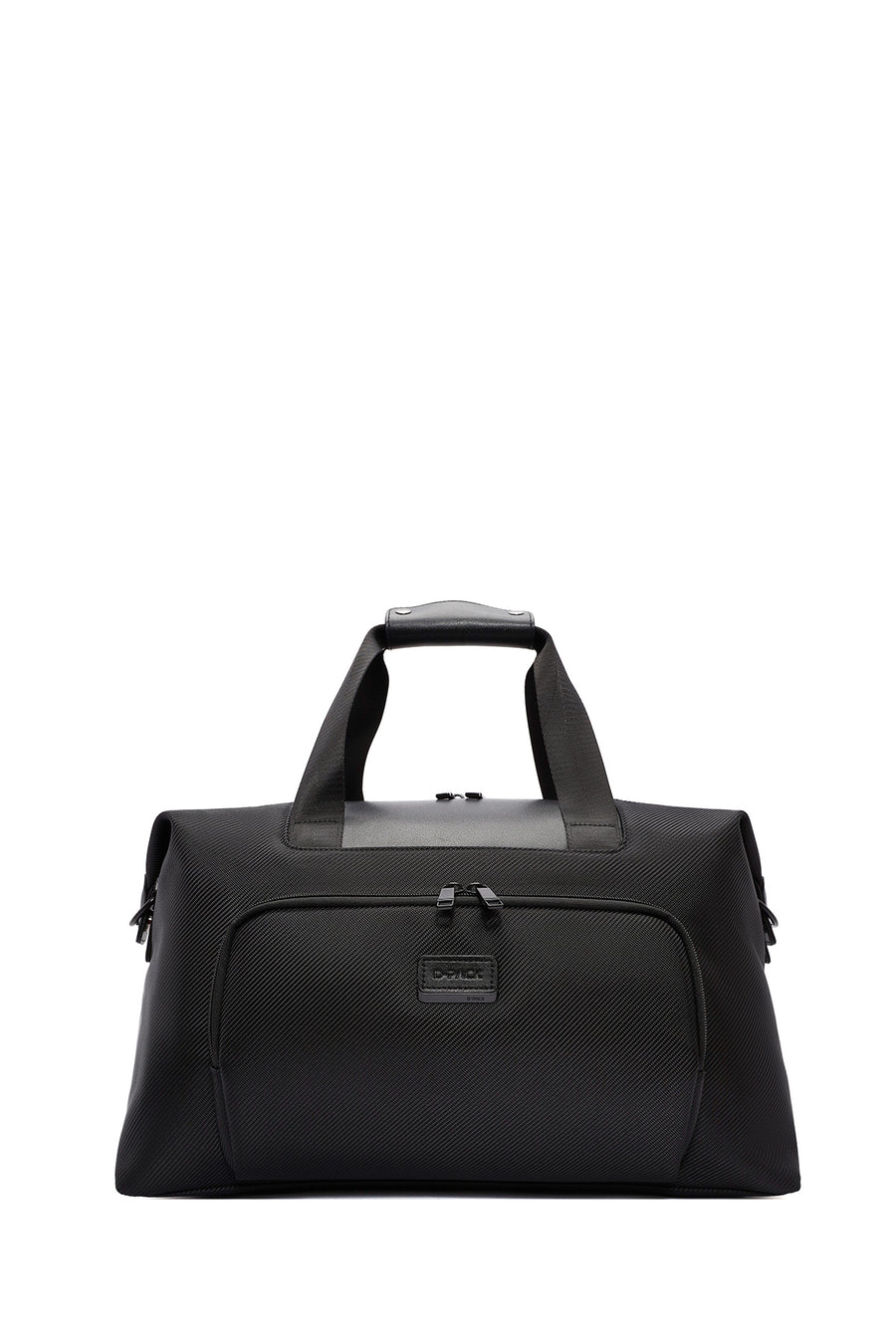 D-Pack Men's Black Long Strap Fabric Travel Bag