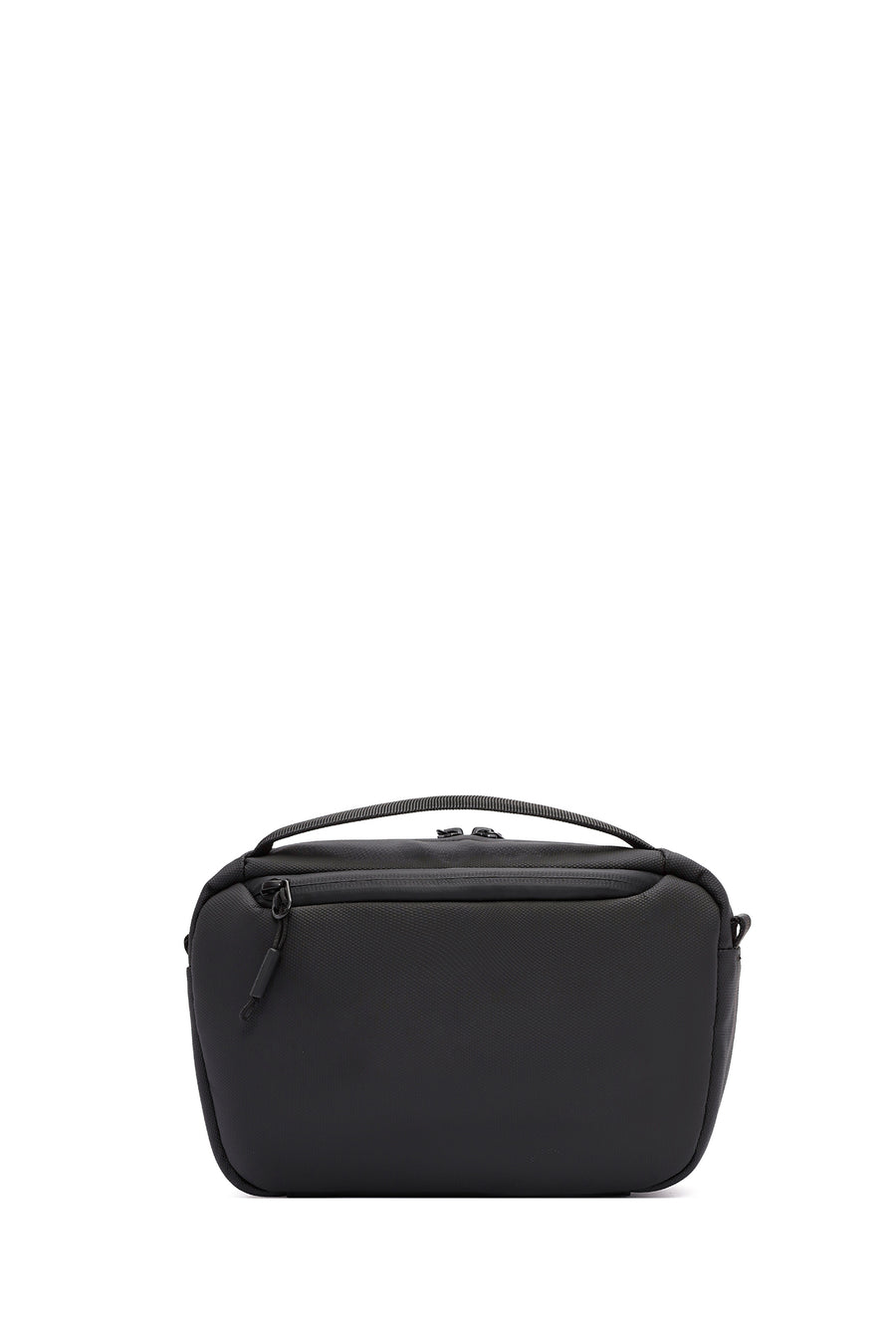 D-Pack Men's Black Fabric Crossbody Bag
