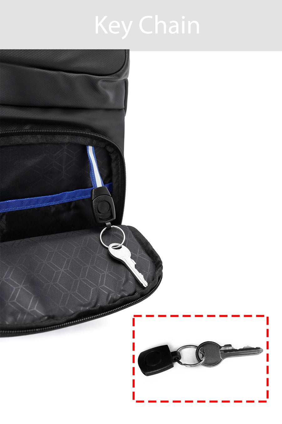 D-Pack Men's Black Crossbody Bag