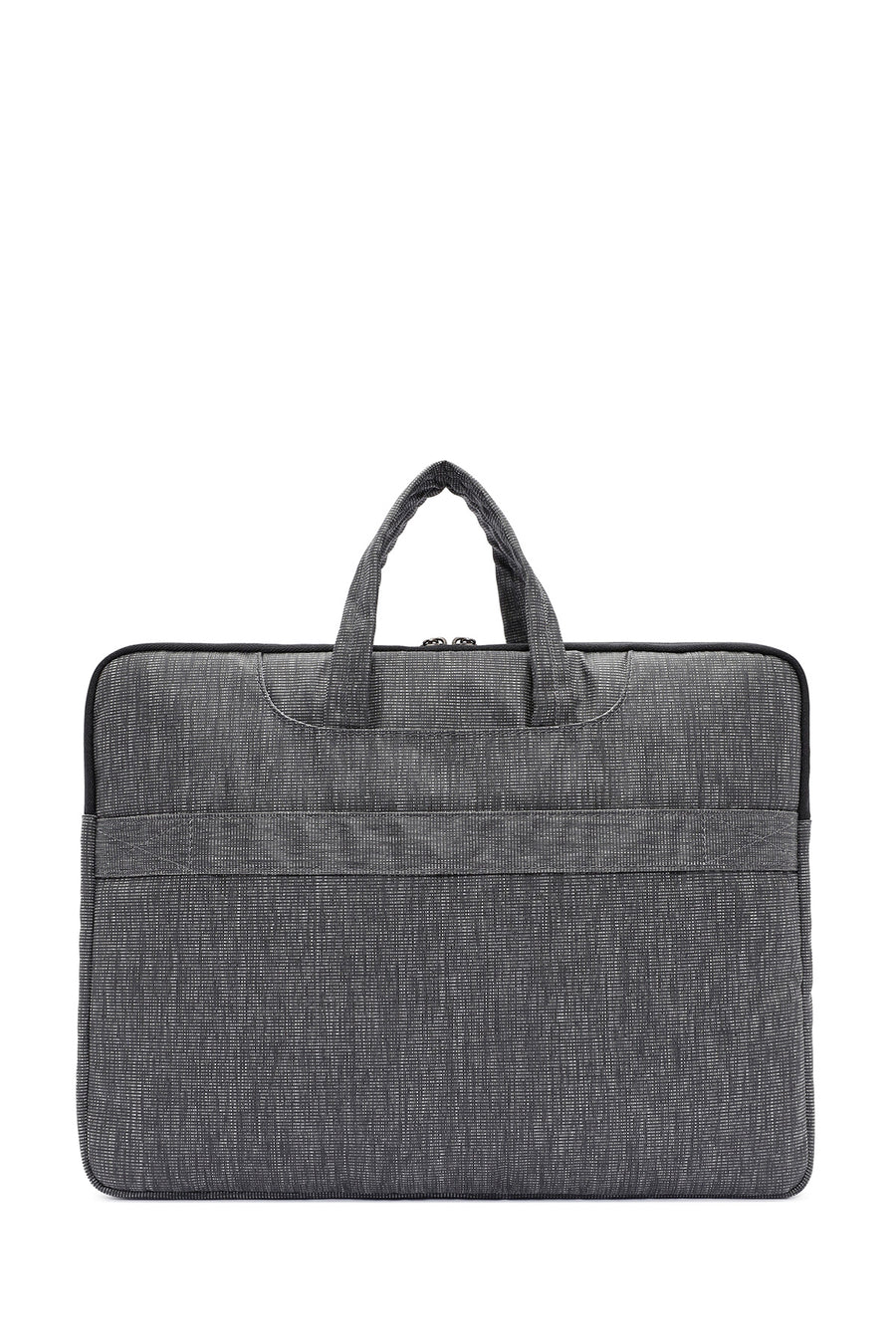 D-Pack Men's Gray Fabric Laptop Bag