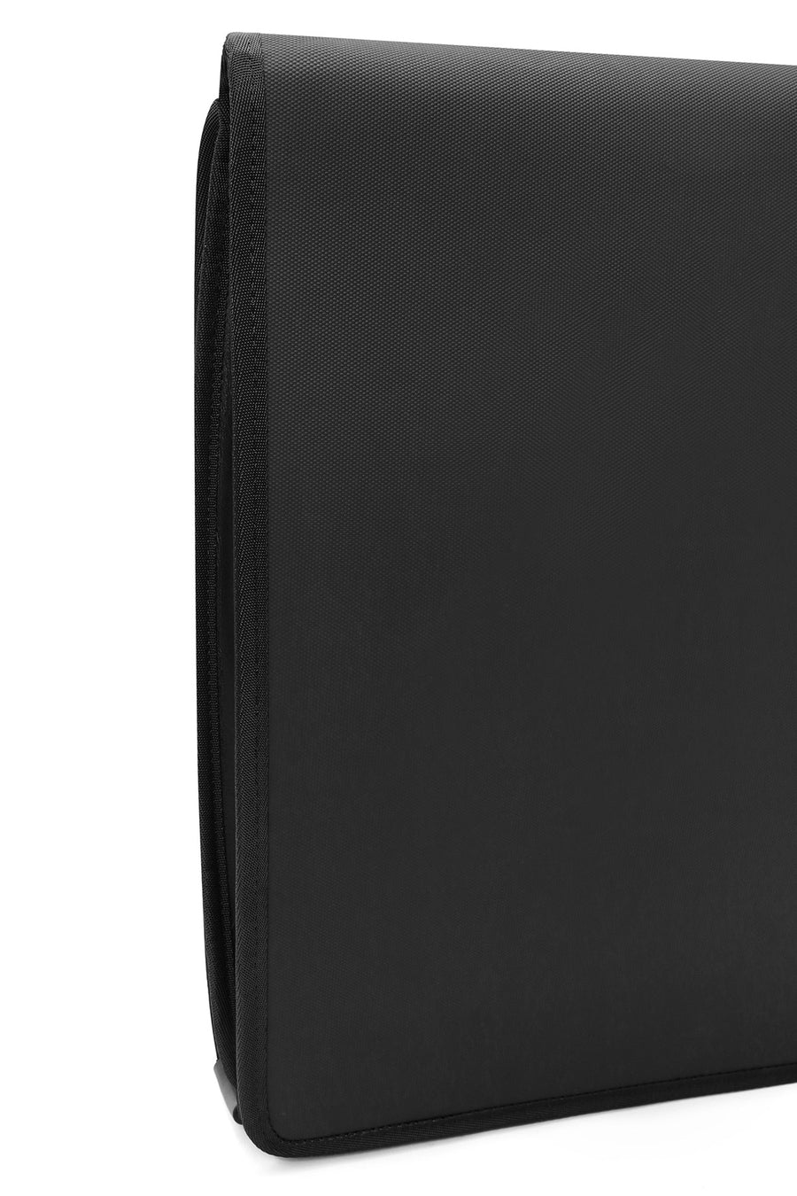 D-Pack Unisex Black Fabric Backpack