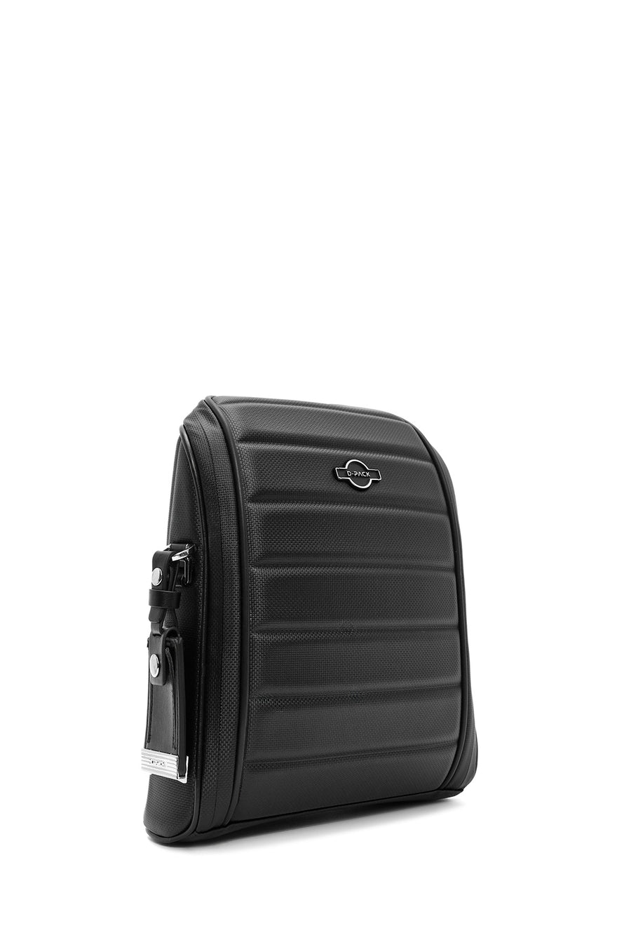 D-Pack Men's Black Crossbody Bag