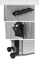 D-Pack Unisex Gri Kabin Boy Valiz | Derimod