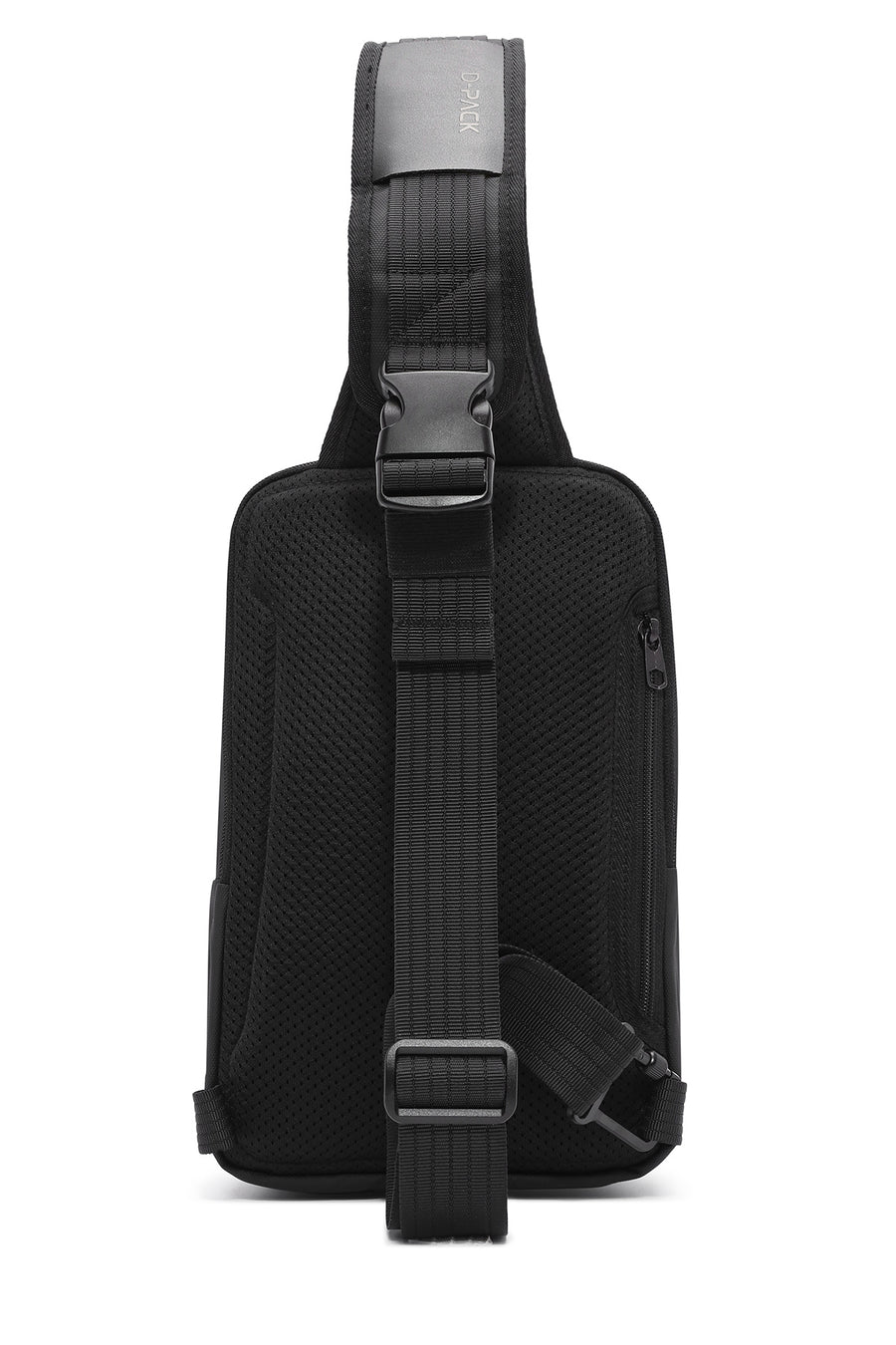 D-Pack Men's Black Tech Backpack