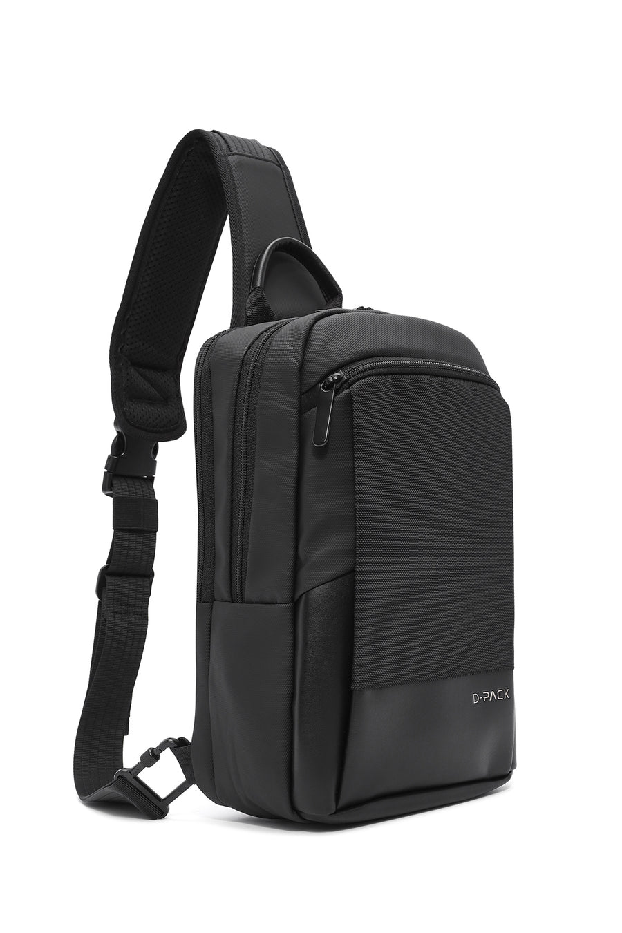 D-Pack Men's Black Tech Backpack
