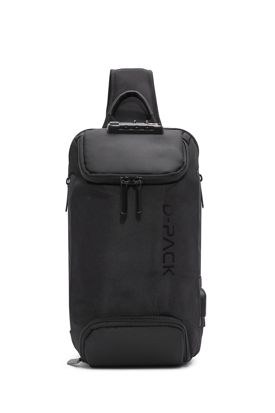 D-Pack Men's Black Fabric Crossbody Bag 24WBD30256F | Derimod