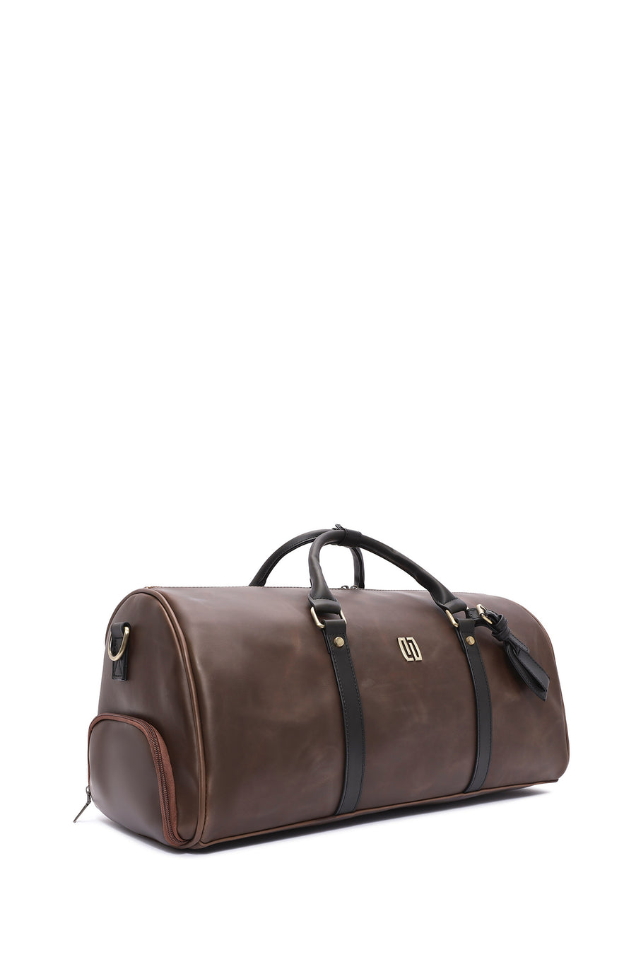 Men's Brown Long Strap Travel Bag