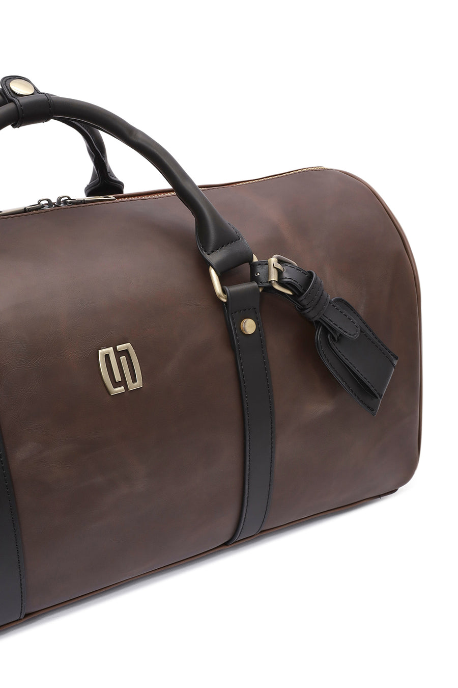 Men's Brown Long Strap Travel Bag