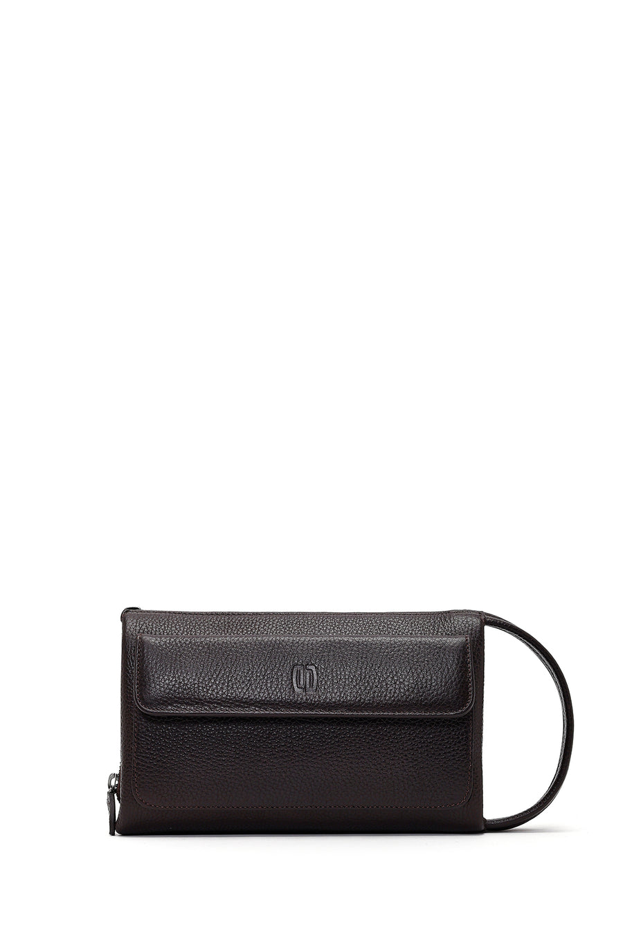 Men's Brown Leather Handbag 24WBD3400FT | Derimod
