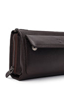 Men's Brown Leather Handbag | Derimod