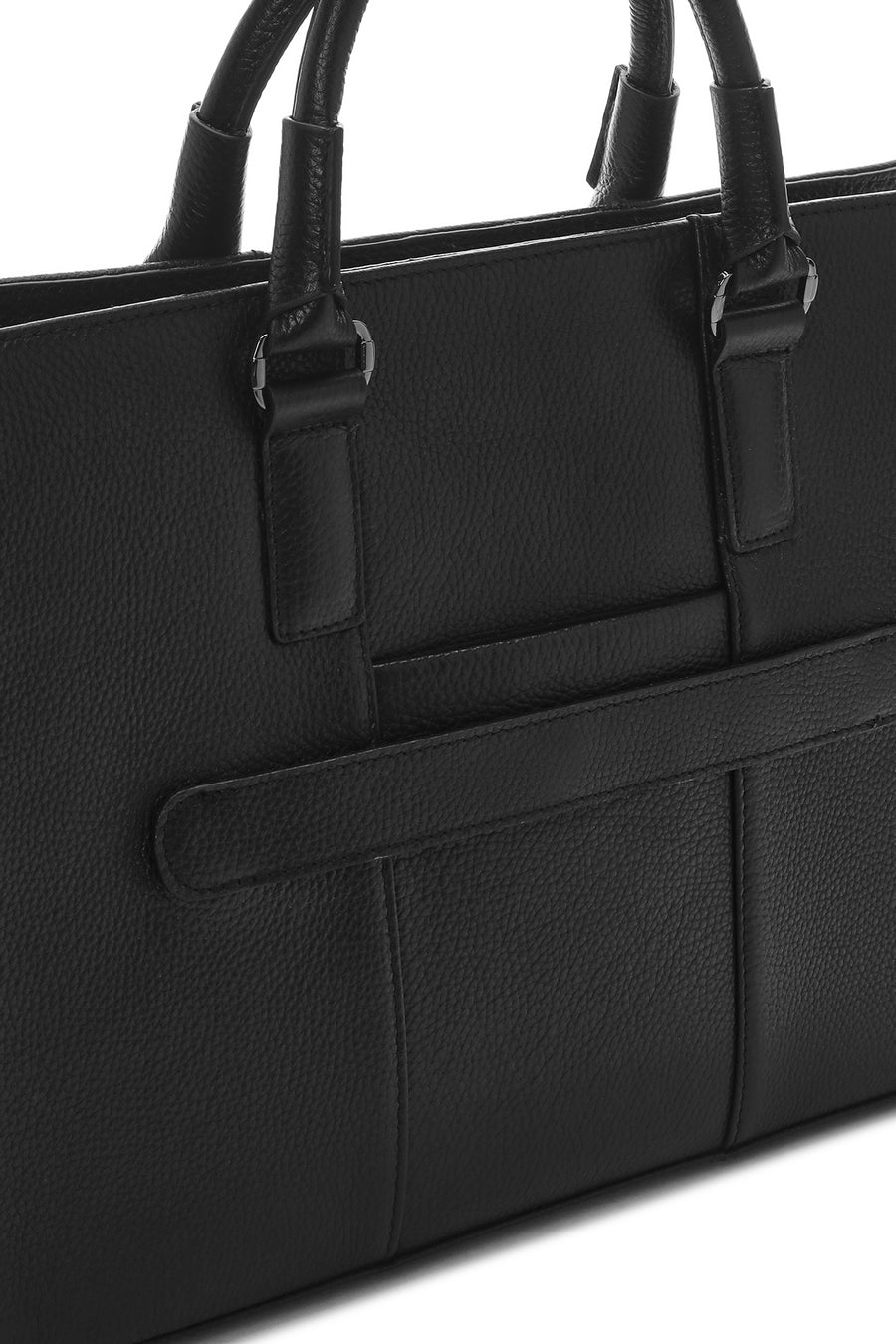 Men's Black Leather Briefcase