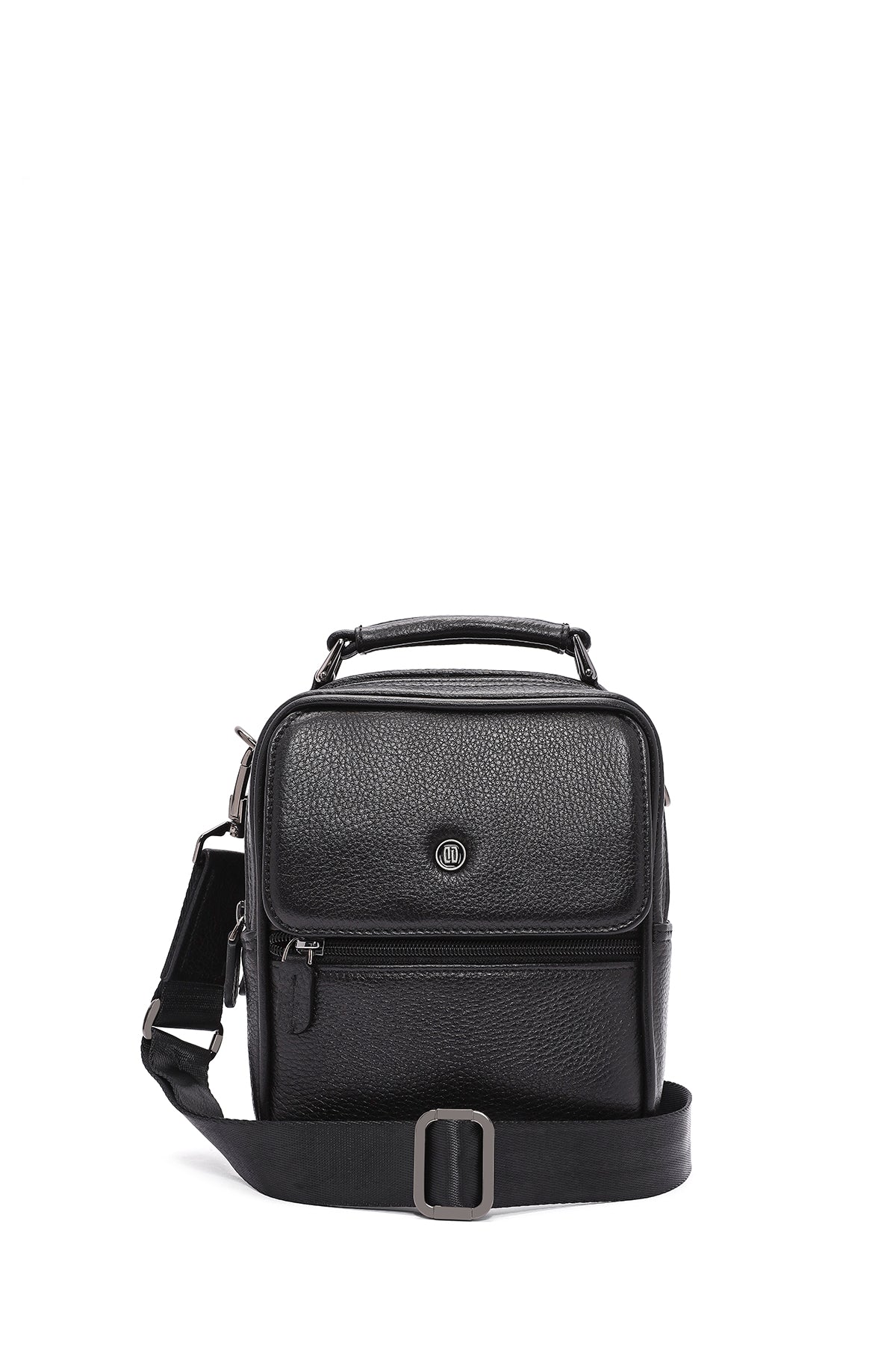 Erkek Siyah Uzun Askılı Deri El Çantası 24WBD3403FT | Derimod