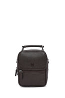 Men's Brown Leather Handbag | Derimod