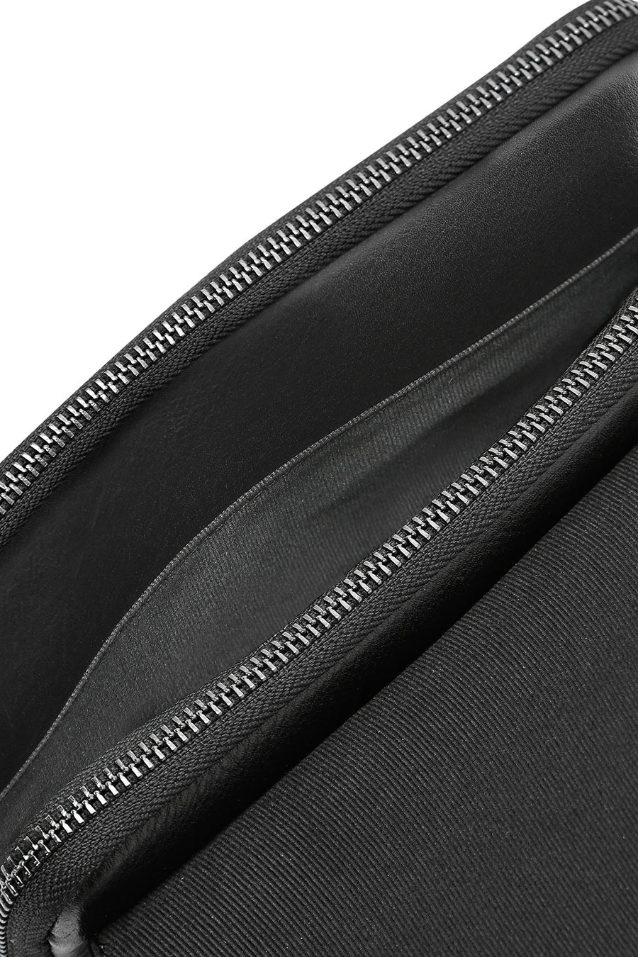 Men's Black Leather Handbag