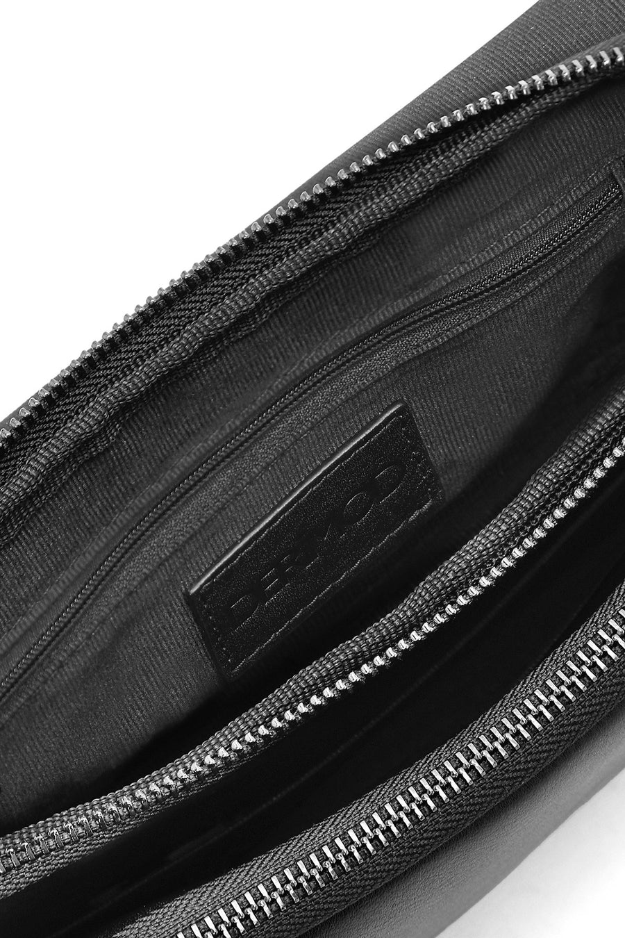 Men's Black Leather Handbag