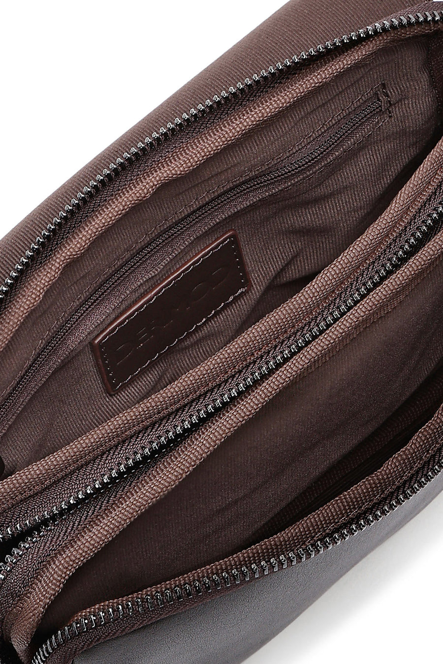 Men's Brown Leather Handbag