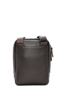 Men's Brown Leather Messenger Bag | Derimod