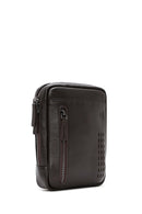 Men's Brown Leather Messenger Bag | Derimod