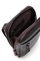 Men's Brown Leather Messenger Bag | Derimod