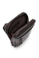 Men's Brown Leather Messenger Bag | Derimod