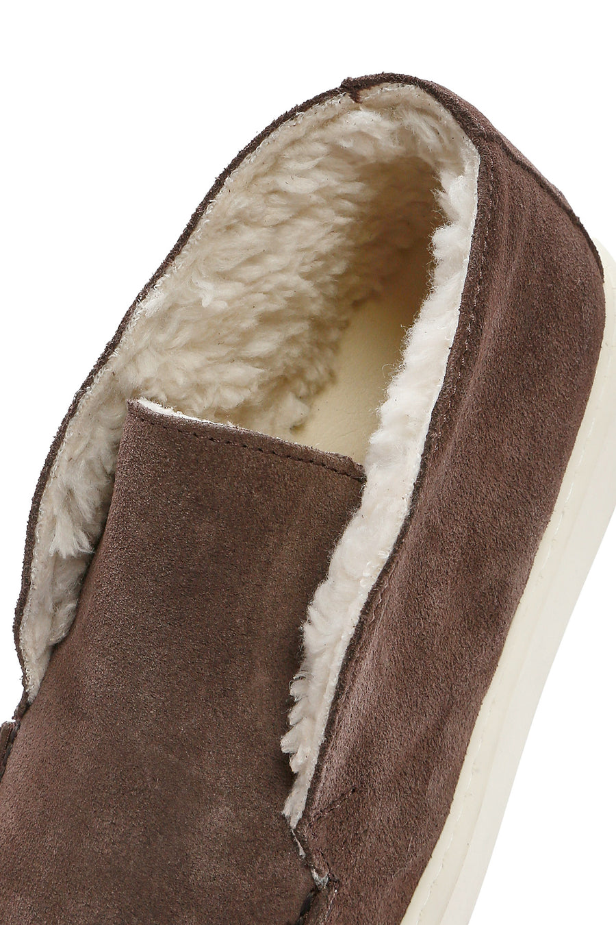 Women's Brown Thick Soled Suede Leather Ankle Boots