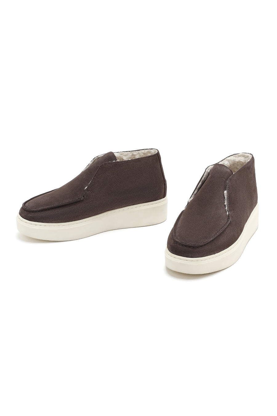 Women's Mink Thick-Soled Suede Leather Ankle Boots