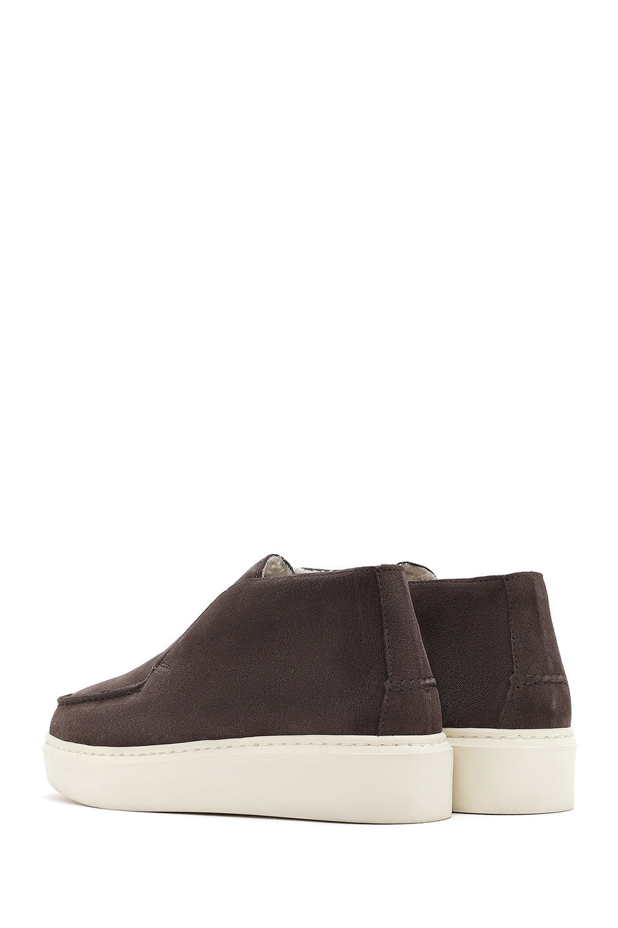 Women's Mink Thick-Soled Suede Leather Ankle Boots