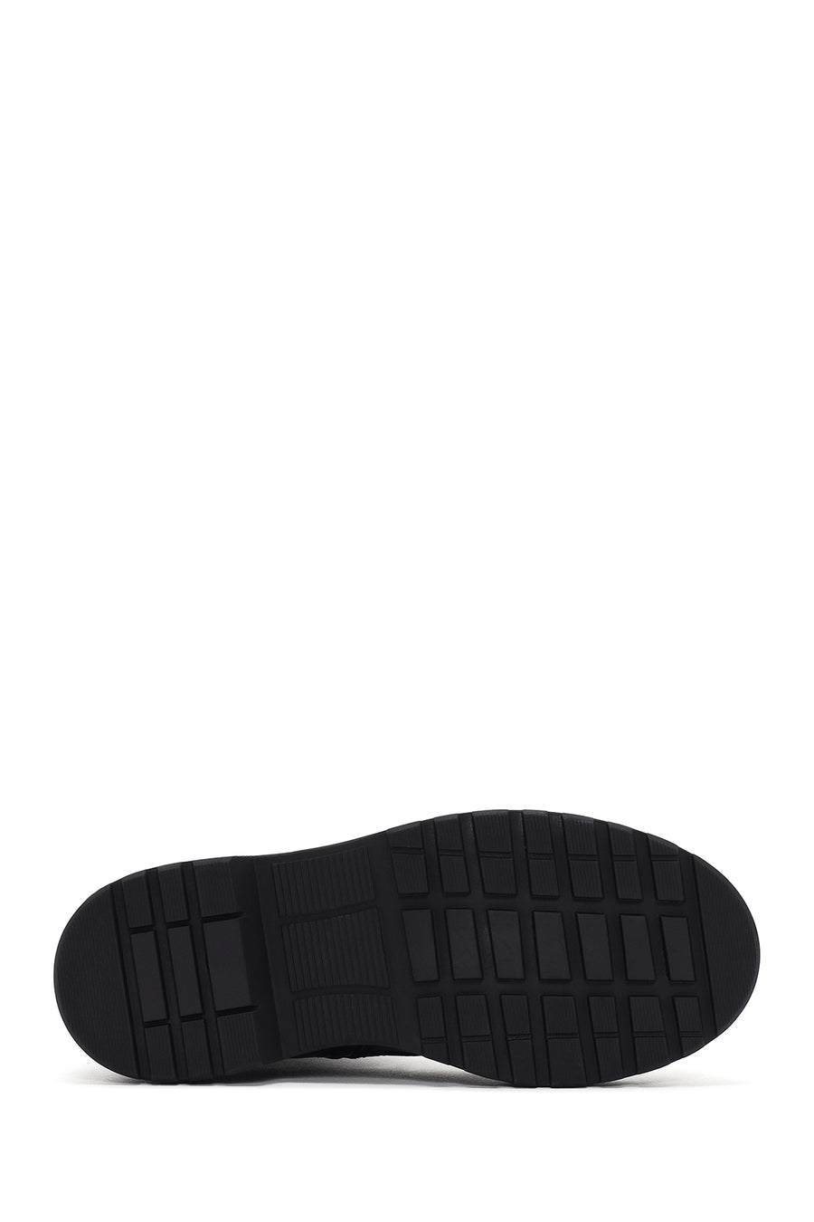 Women's Black Leather Zippered Boots