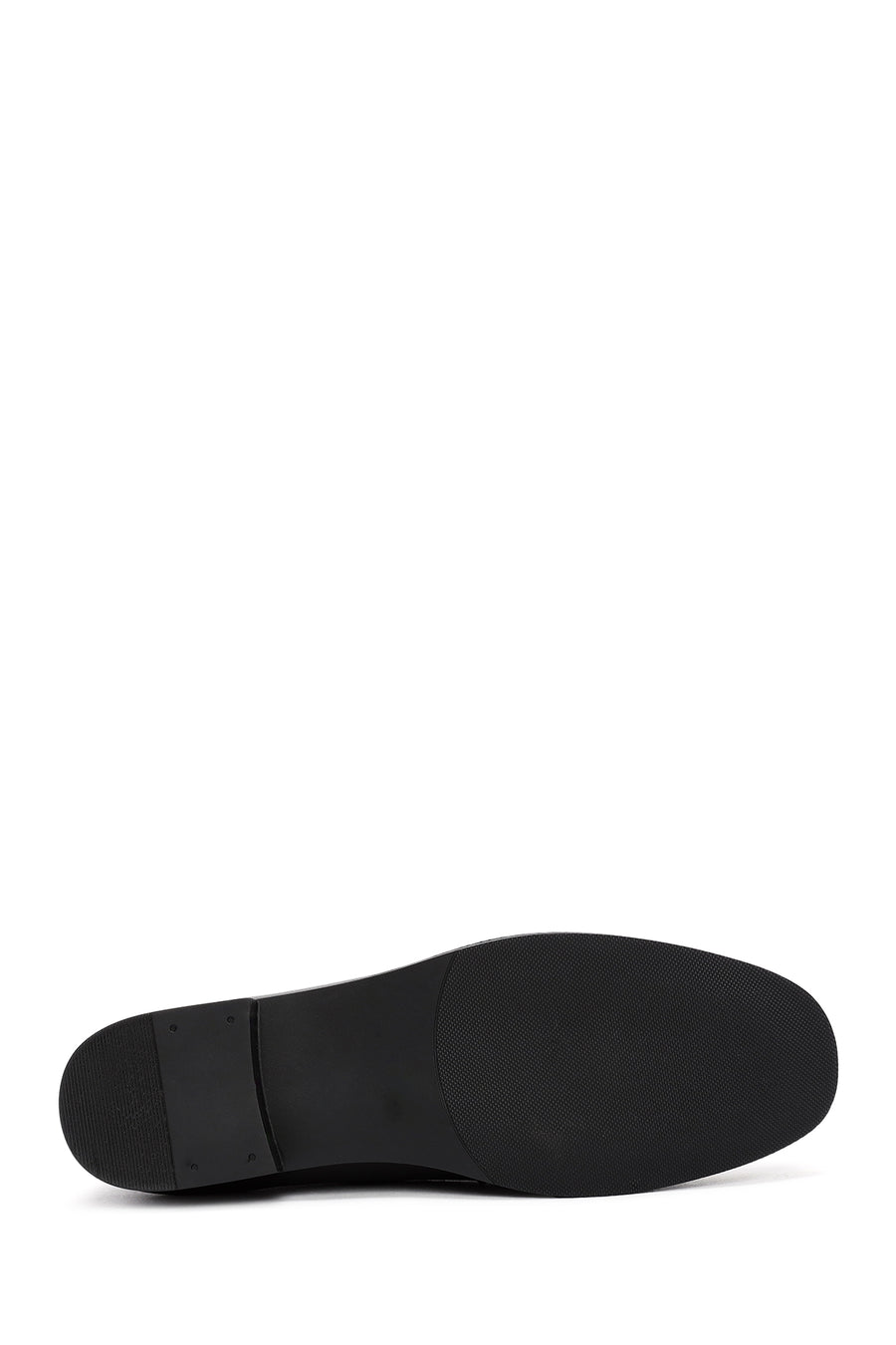 Kadın Siyah Toka Detaylı Deri Maskülen Loafer