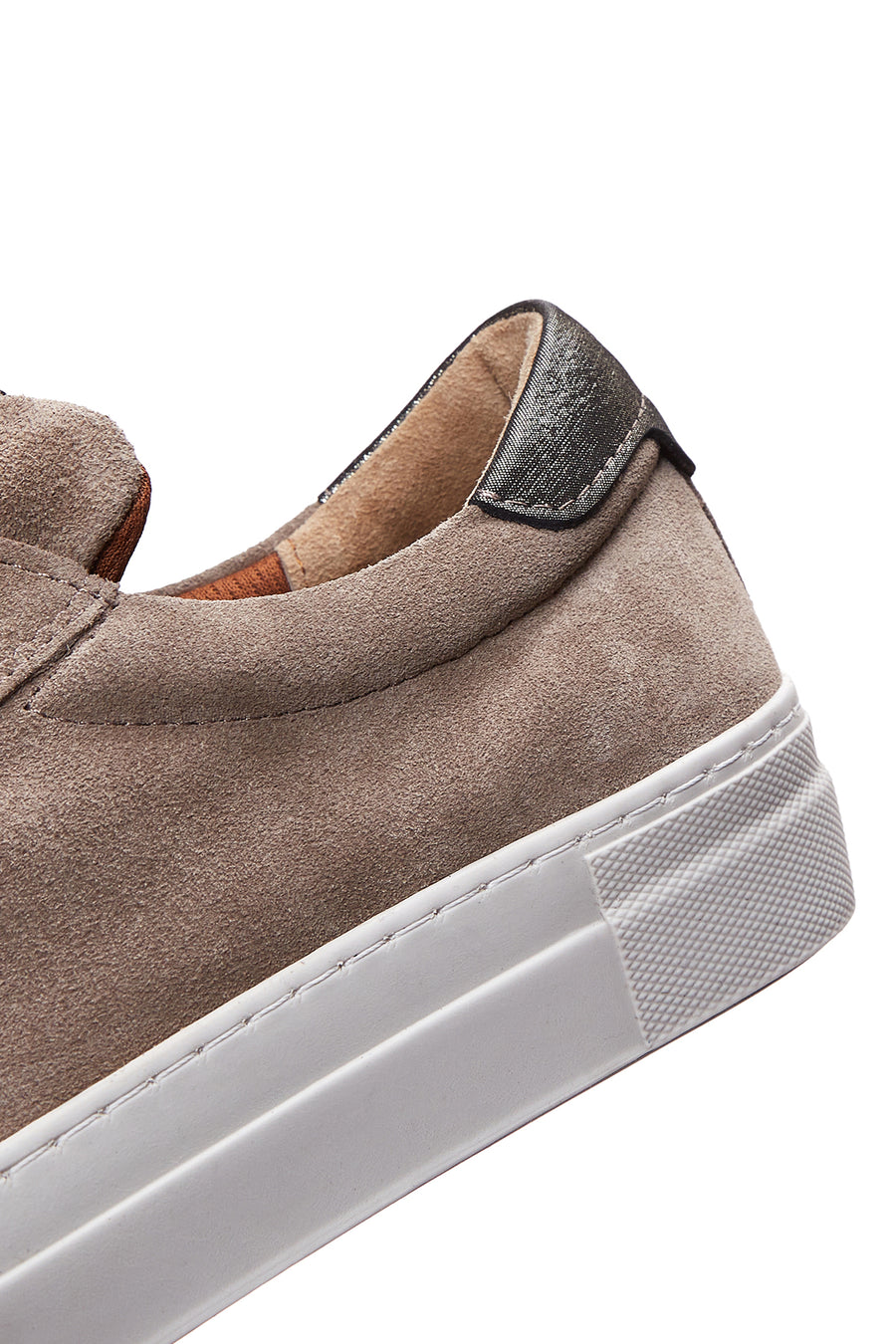 Kadın Vizon Bağcıklı Süet Deri Sneaker