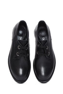Women's Black Lace-Up Leather Oxford Shoes | Derimod