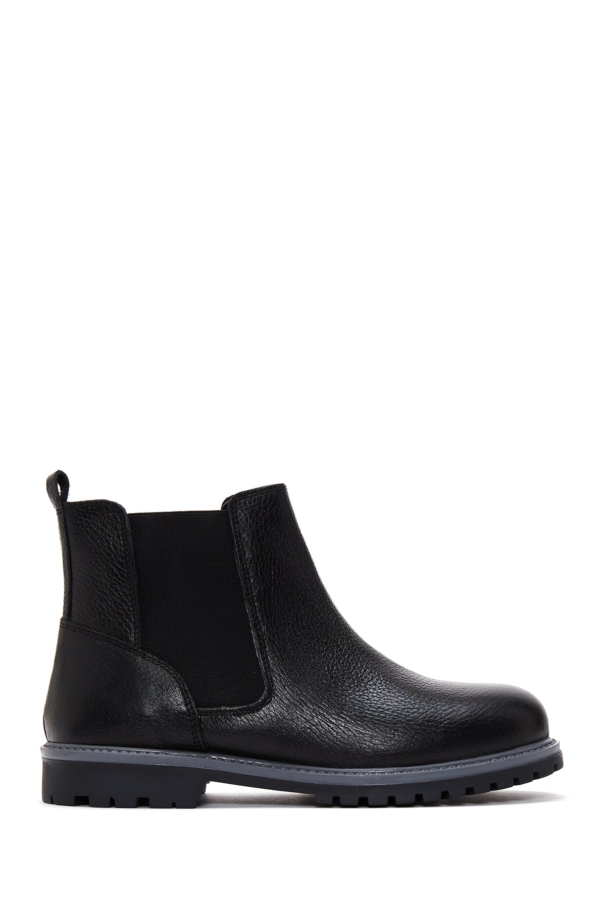 Women's Black Leather Chelsea Boots 24WFD4118FT | Derimod