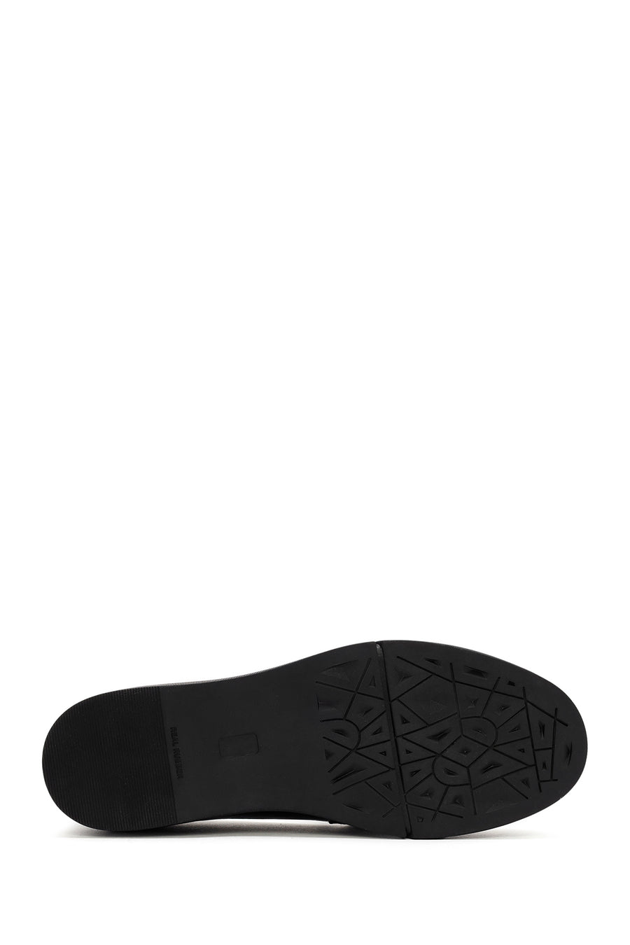 Kadın Siyah Toka Detaylı Rugan Deri Comfort Loafer