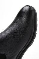 Men's Black Leather Casual Chelsea Boots | Derimod