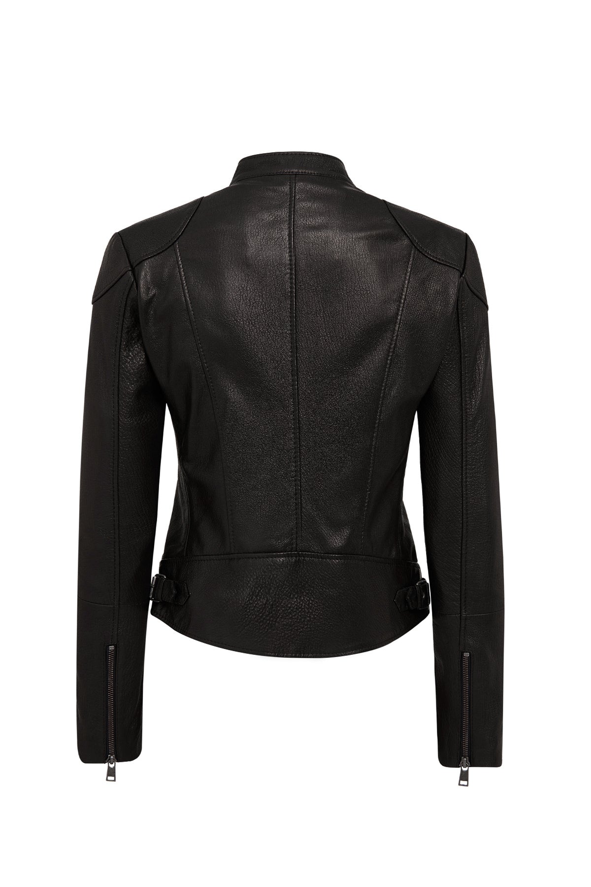 Prima Kadın Siyah Kısa Deri Ceket