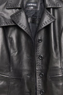 Giselle Kadın Siyah Kısa Deri Ceket | Derimod