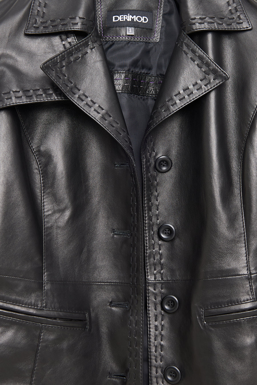 Giselle Women's Black Short Leather Jacket