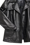 Giselle Kadın Siyah Kısa Deri Ceket | Derimod