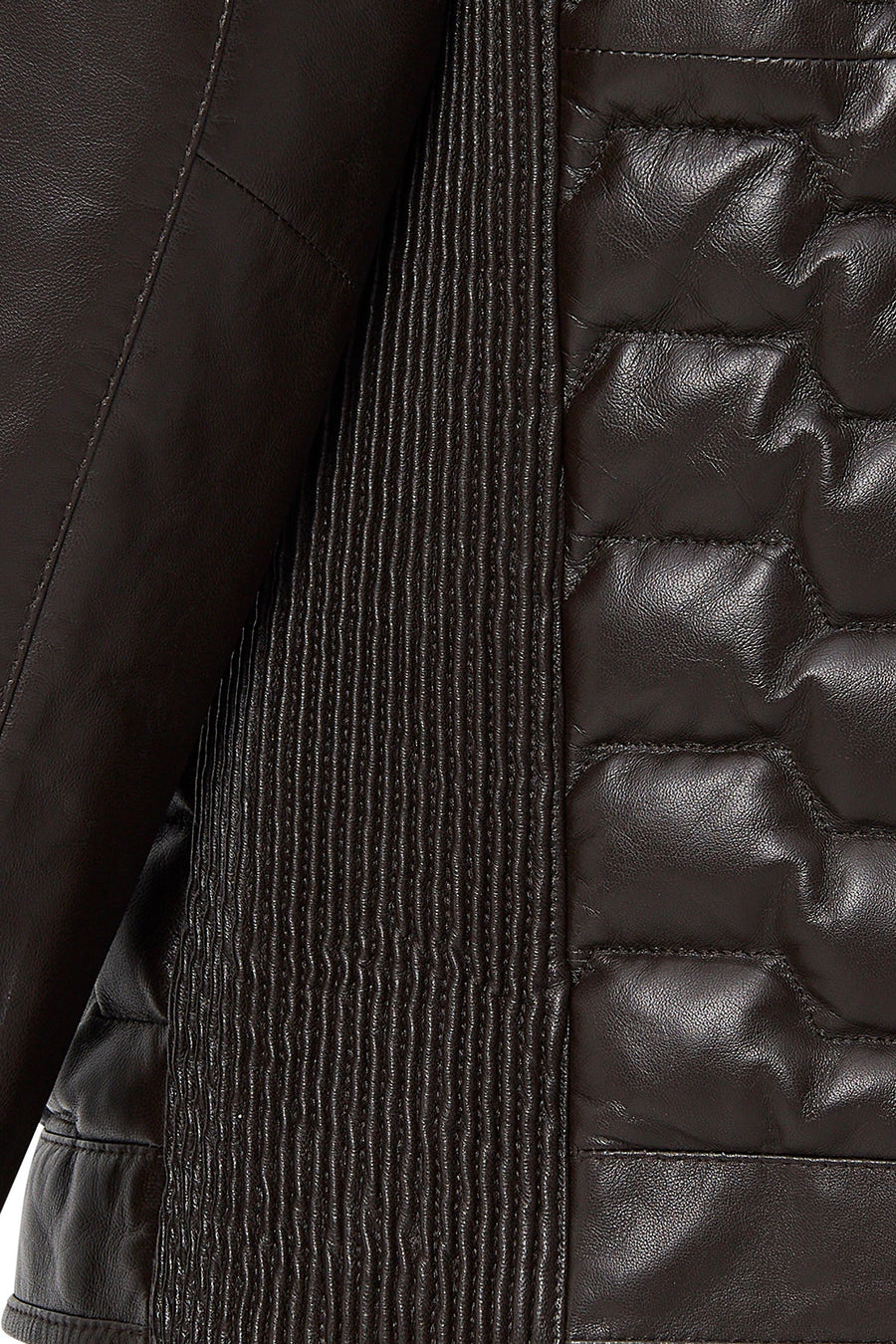 Silva Men's Brown Hooded Leather Jacket