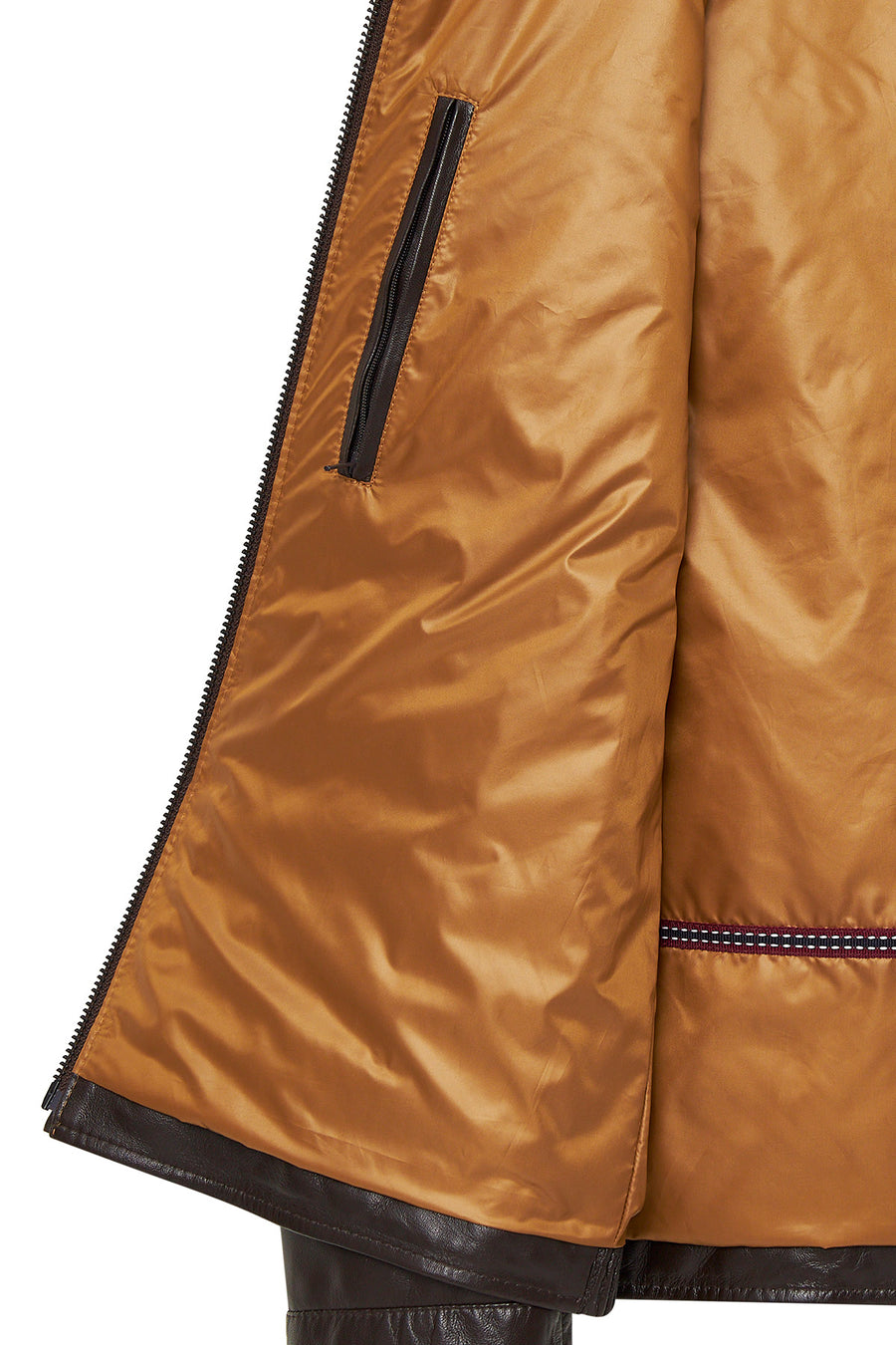 Silva Men's Brown Hooded Leather Jacket