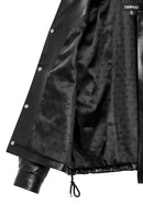 Susan Kadın Siyah Oversize Deri Ceket | Derimod