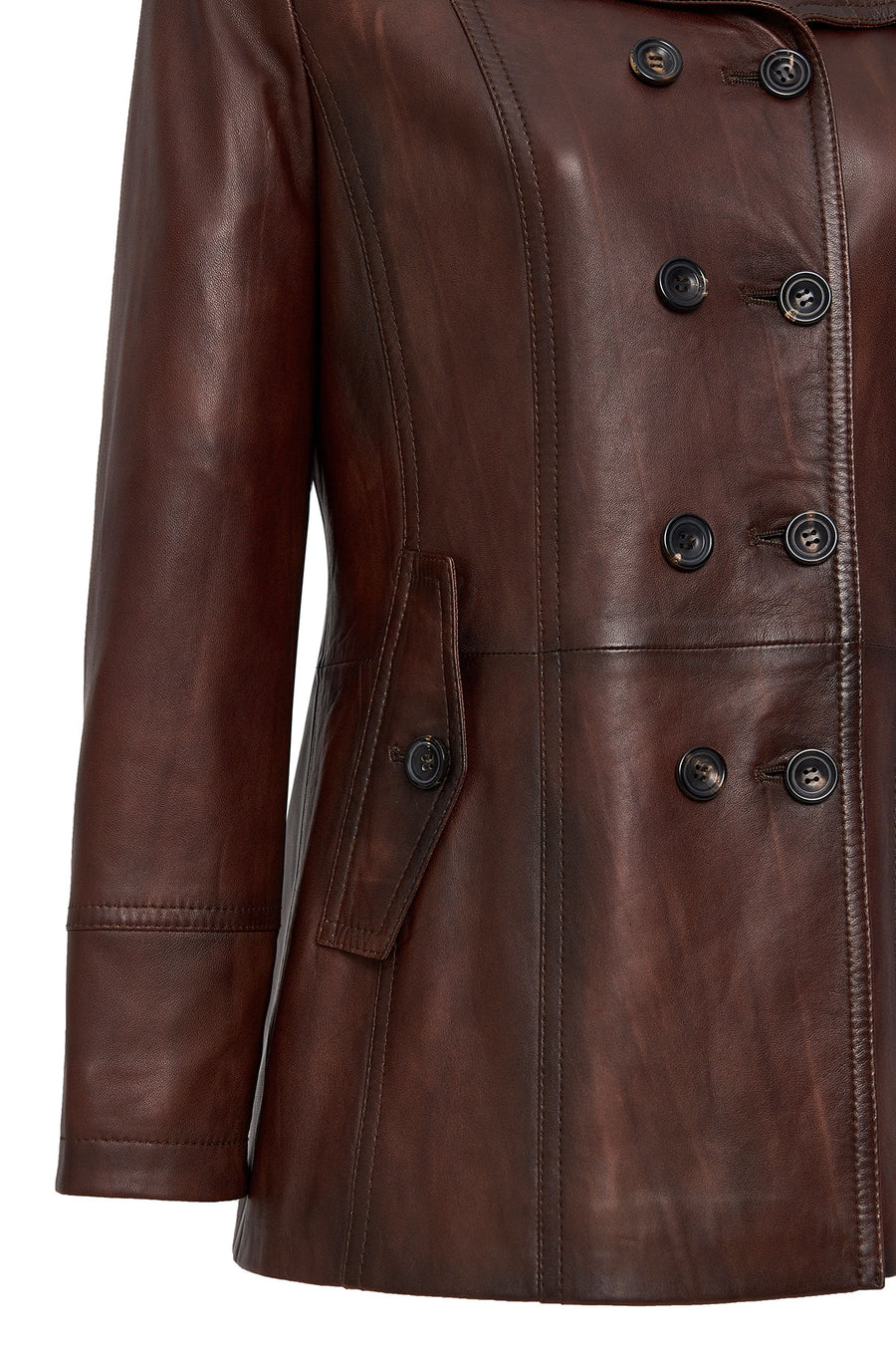 Trixy Women's Brown Leather Jacket