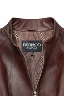 Lydia Kadın Kahverengi Kısa Deri Ceket | Derimod