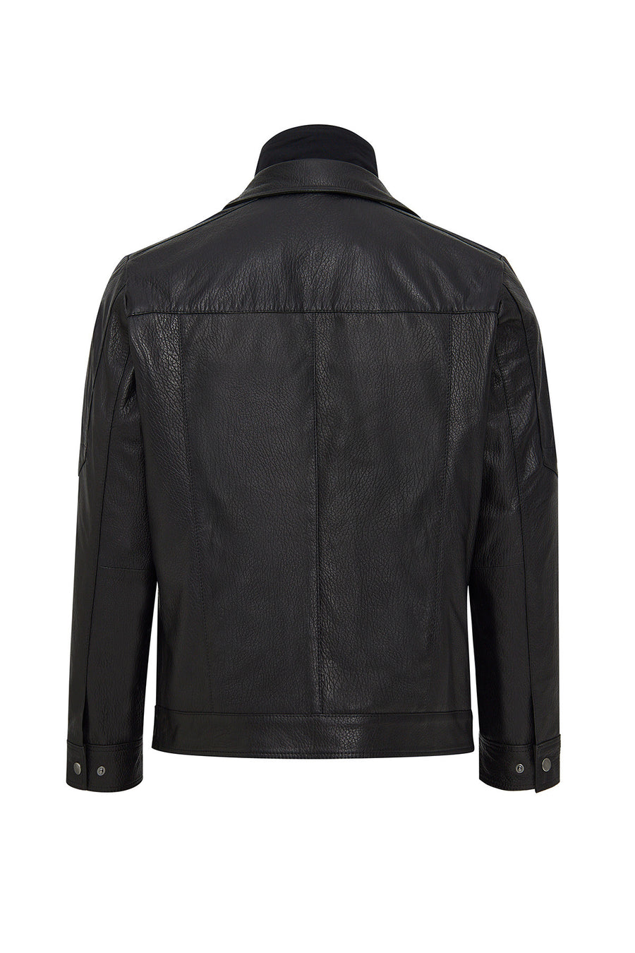Mateo Men's Black Leather Jacket