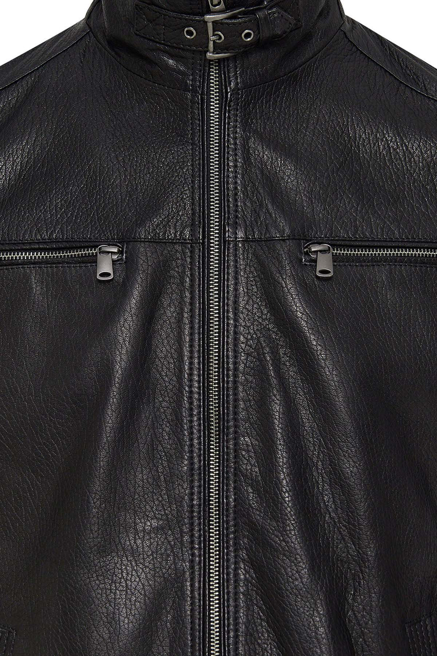 Mateo Men's Black Leather Jacket