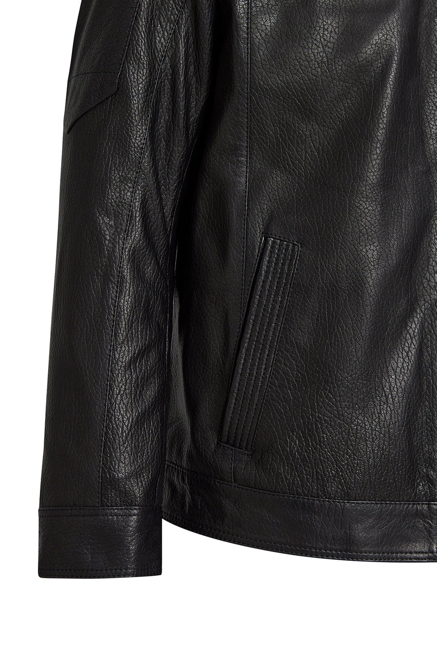 Mateo Men's Black Leather Jacket