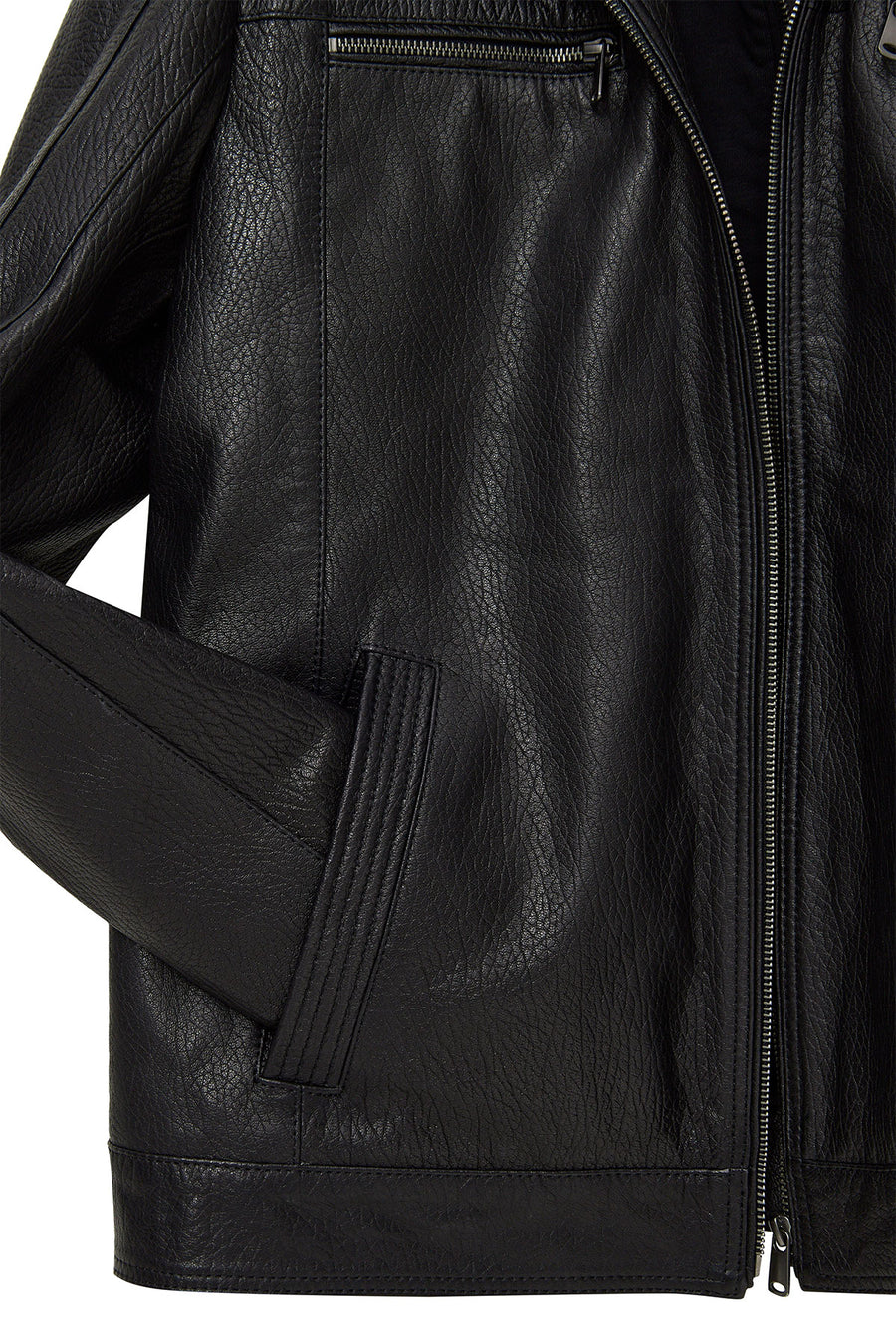 Mateo Men's Black Leather Jacket