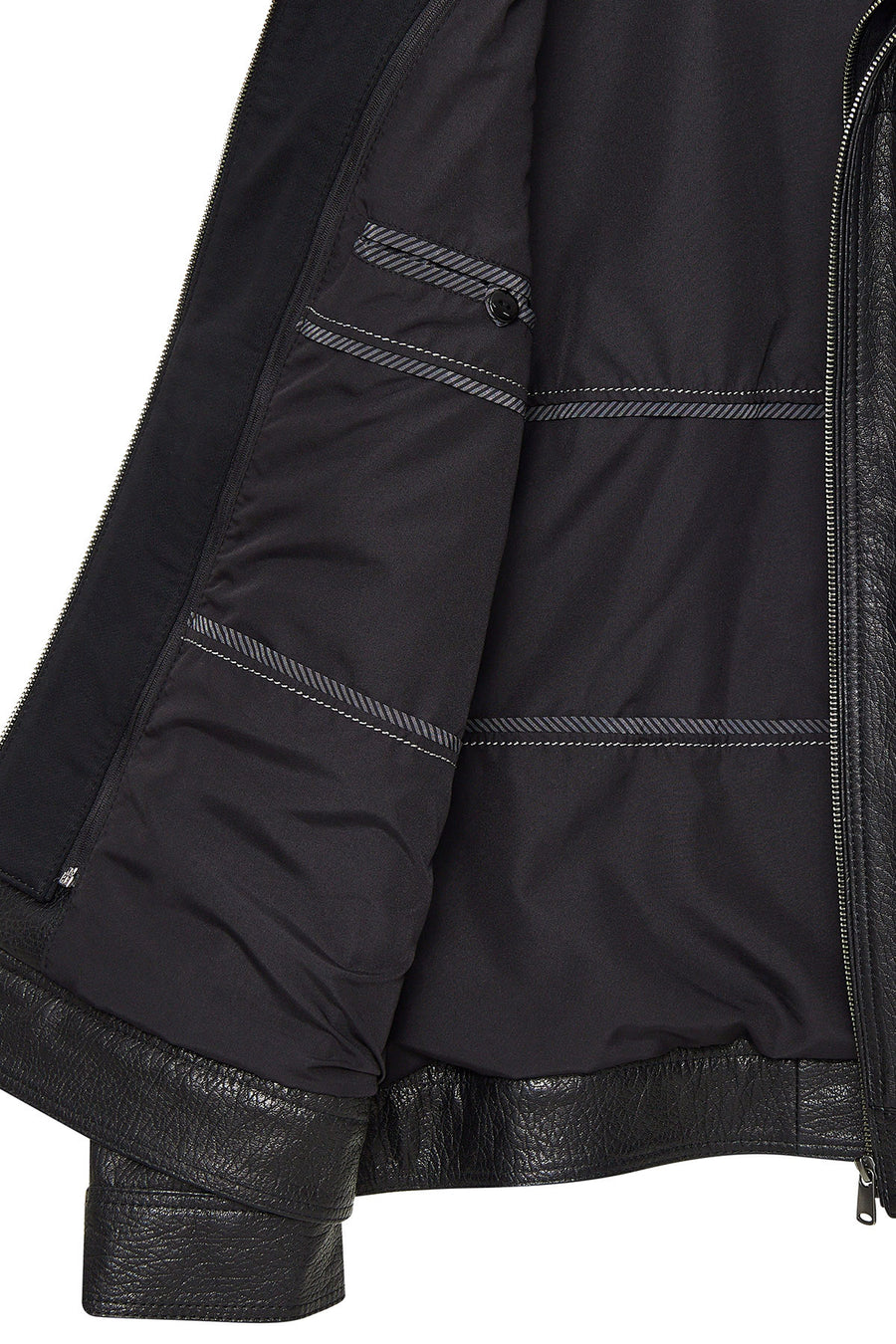 Mateo Men's Black Leather Jacket