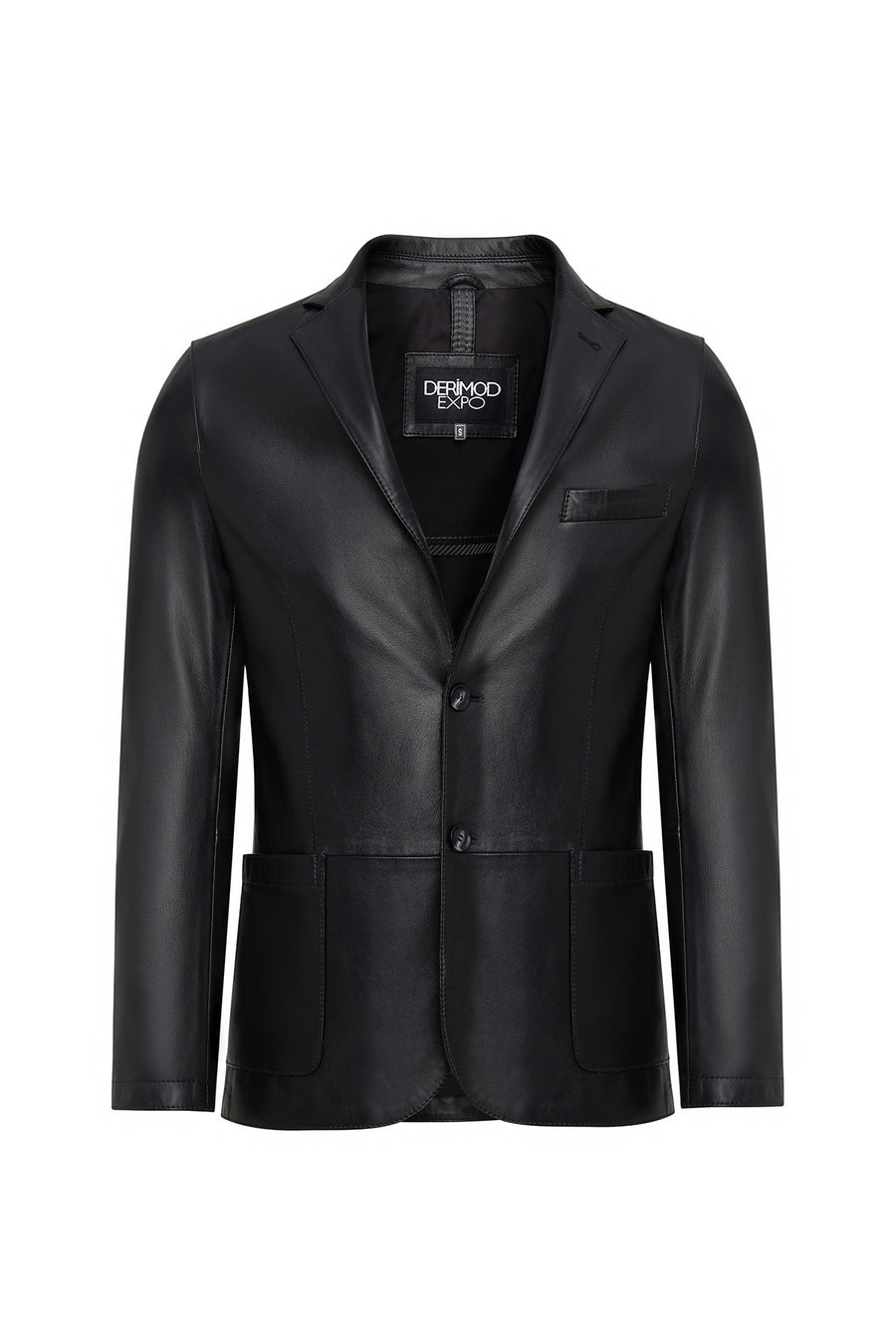 Dominic Erkek Siyah Blazer Deri Ceket 24WGE65591M | Derimod